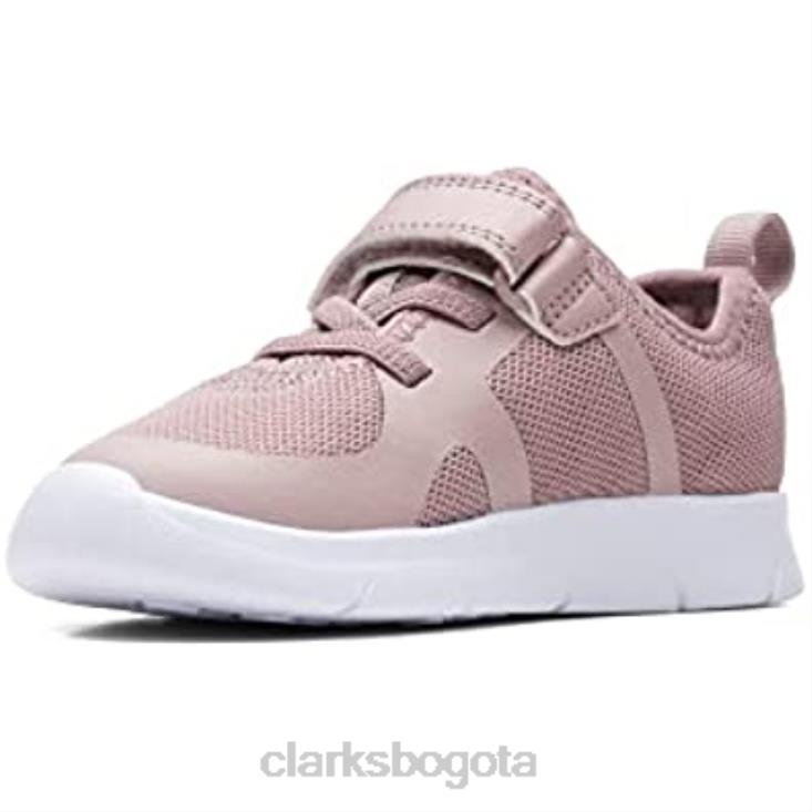 Clarks 0DX8L277 ath flux niño textil zapatos rosa clarks niños