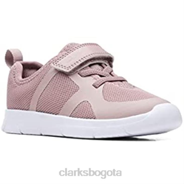 Clarks 0DX8L277 ath flux niño textil zapatos rosa clarks niños