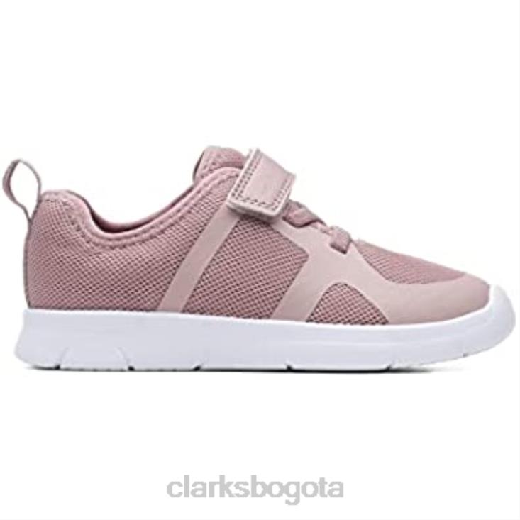 Clarks 0DX8L277 ath flux niño textil zapatos rosa clarks niños