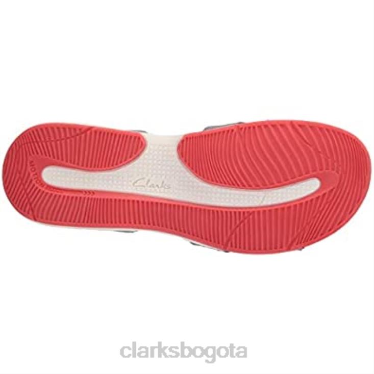 Clarks 0DX8L2775 sandalia plana solan drift mujer clarks piel ante gris mujer gamuza gris