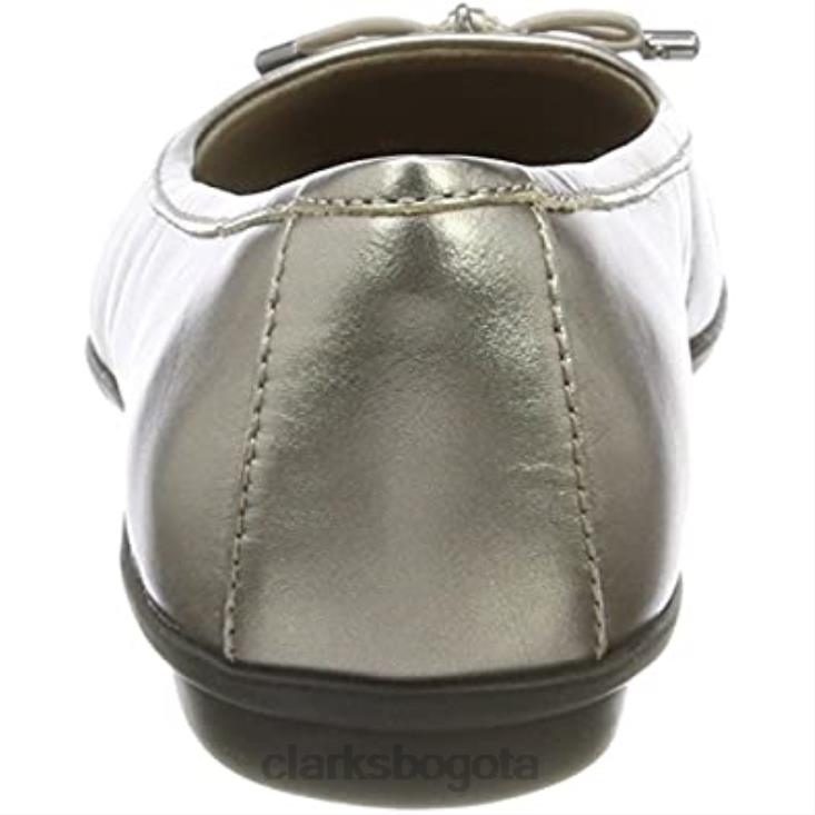 Clarks 0DX8L2777 Bailarinas clarks beige pewter Gracelblu de mujer mujer peltre beige