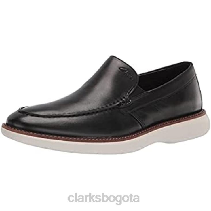 Clarks 0DX8L2794 Mocasín clarks brantstep hombre piel negro hombres cuero negro