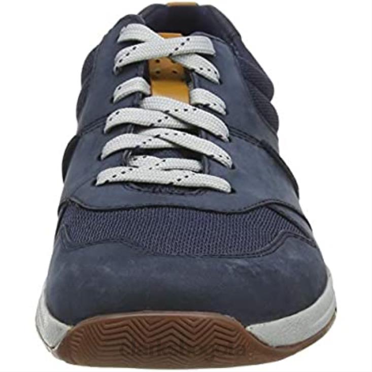 Clarks 0DX8L2802 Zapatillas clarks langton race para hombre de nobuk azul marino hombres nubuck azul marino