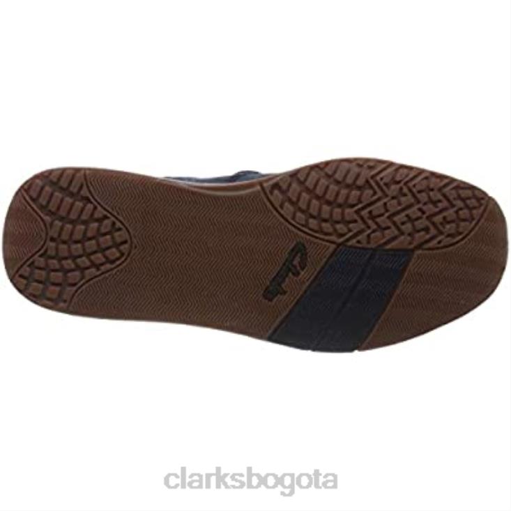 Clarks 0DX8L2802 Zapatillas clarks langton race para hombre de nobuk azul marino hombres nubuck azul marino
