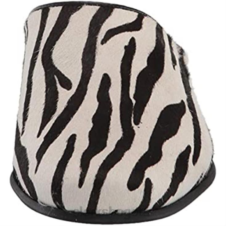 Clarks 0DX8L2803 Mule clarks pure blush con estampado animal de cebra mujer estampado animal cebra