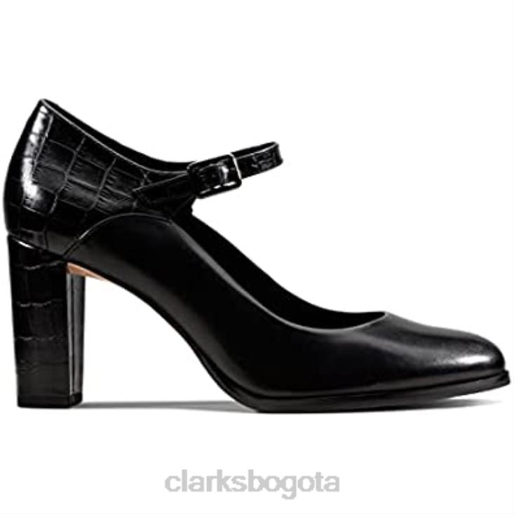 Clarks 0DX8L2805 zapatos de tacón con tiras kaylalba para mujer clarks negros mujer combi negro combi negro