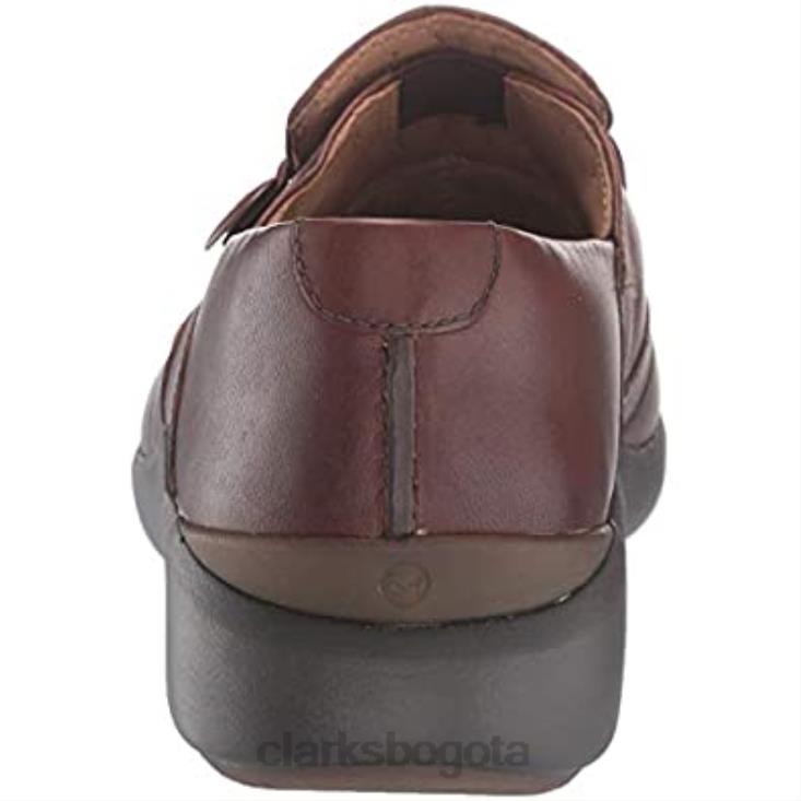 Clarks 0DX8L2808 Mocasines clarks unloop 2 walk de cuero tostado oscuro para mujer mujer cuero bronceado oscuro