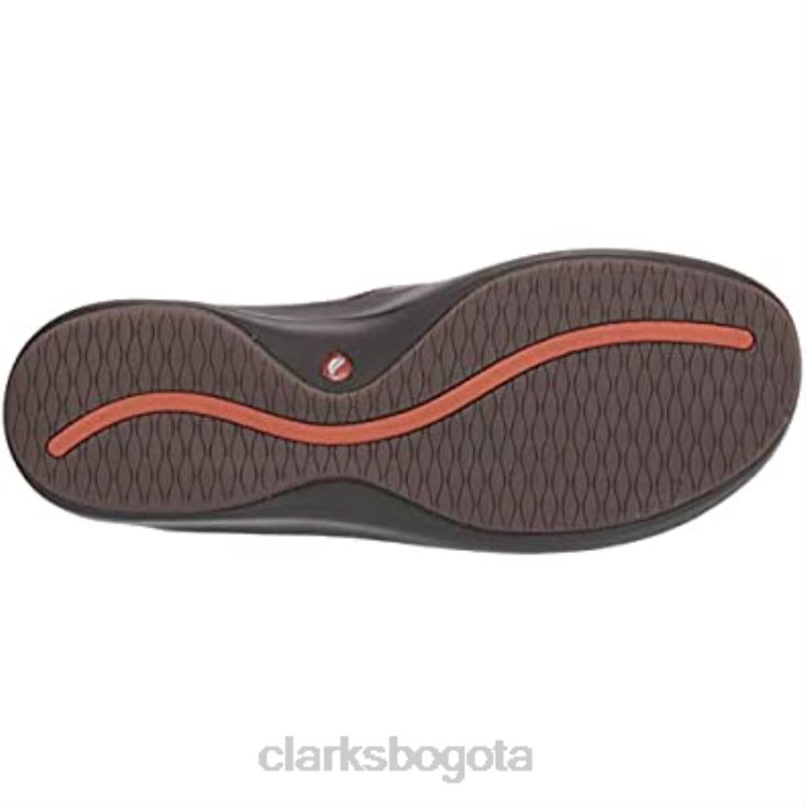Clarks 0DX8L2808 Mocasines clarks unloop 2 walk de cuero tostado oscuro para mujer mujer cuero bronceado oscuro