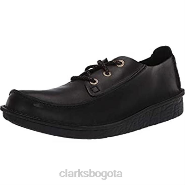 Clarks 0DX8L281 clarks trek veldt cuero negro unisexo cuero negro