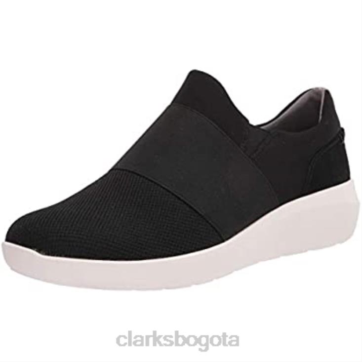 Clarks 0DX8L2817 Zapatilla clarks kayleigh band de mujer en textil negro mujer textil negro