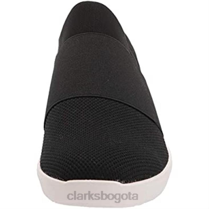 Clarks 0DX8L2817 Zapatilla clarks kayleigh band de mujer en textil negro mujer textil negro
