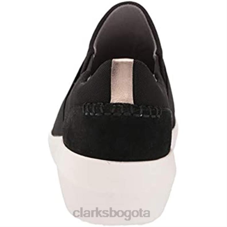 Clarks 0DX8L2817 Zapatilla clarks kayleigh band de mujer en textil negro mujer textil negro