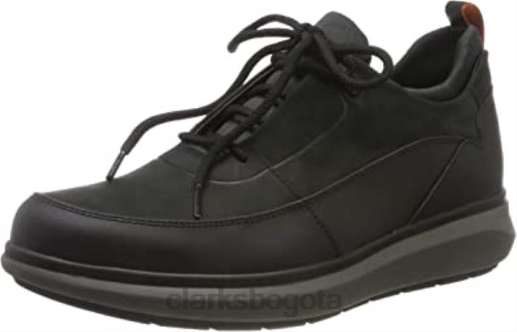 Clarks 0DX8L2818 clarks un venture low derbys para hombre negro combi negro combi hombres combi negro combi negro