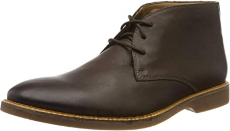 Clarks 0DX8L2820 marrón marrón oscuro lea marrón oscuro lea botas chukka atticus limit para hombre clarks hombres marrón marrón oscuro pasto marrón oscuro marrón oscuro
