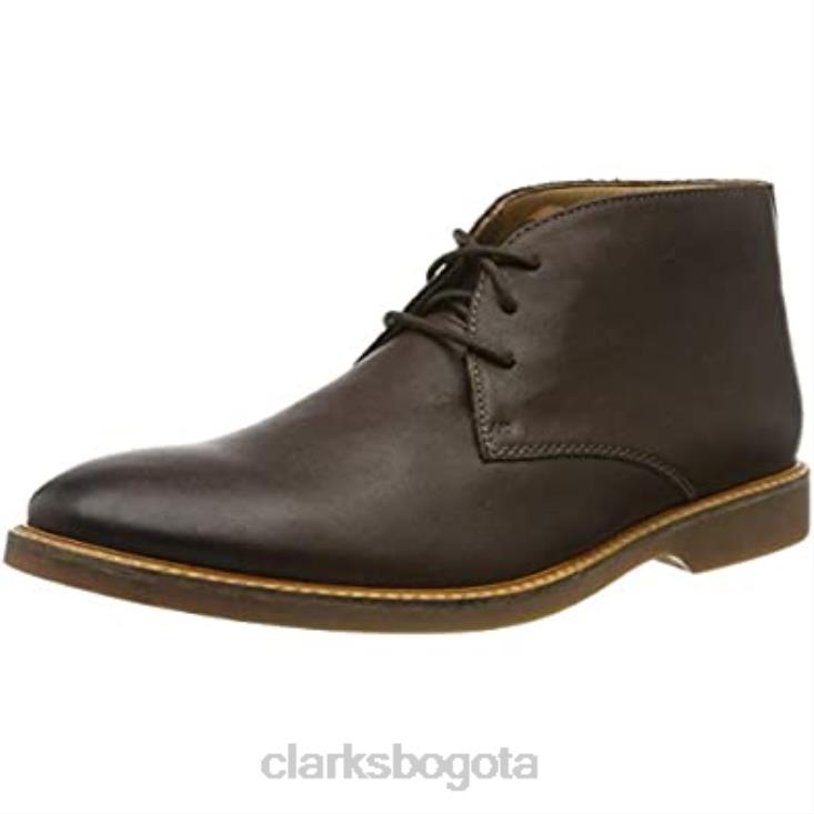 Clarks 0DX8L2820 marrón marrón oscuro lea marrón oscuro lea botas chukka atticus limit para hombre clarks hombres marrón marrón oscuro pasto marrón oscuro marrón oscuro
