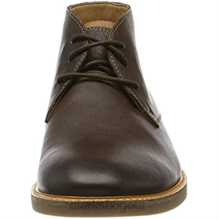 Clarks 0DX8L2820 marrón marrón oscuro lea marrón oscuro lea botas chukka atticus limit para hombre clarks hombres marrón marrón oscuro pasto marrón oscuro marrón oscuro