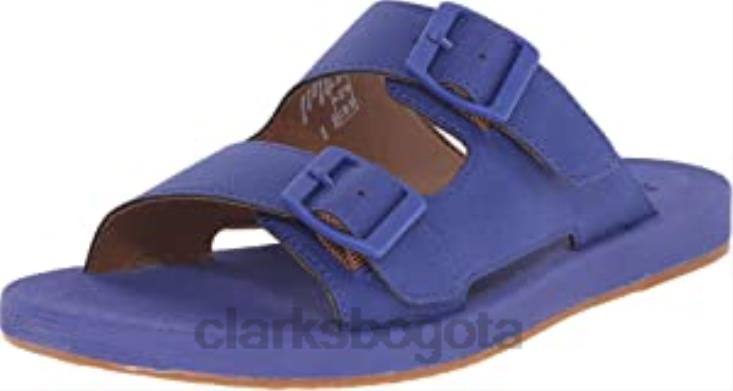 Clarks 0DX8L2827 clarks paylor pax slide mujer azul sintético mujer