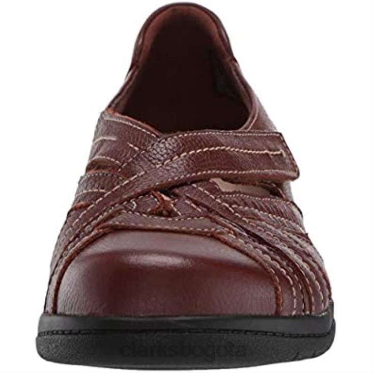 Clarks 0DX8L2833 Mocasines clarks mahoga ny de cuero cheyn tulip para mujer mujer cuero caoba