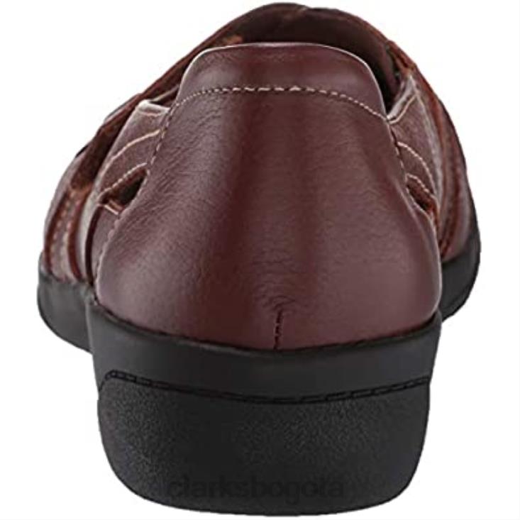 Clarks 0DX8L2833 Mocasines clarks mahoga ny de cuero cheyn tulip para mujer mujer cuero caoba