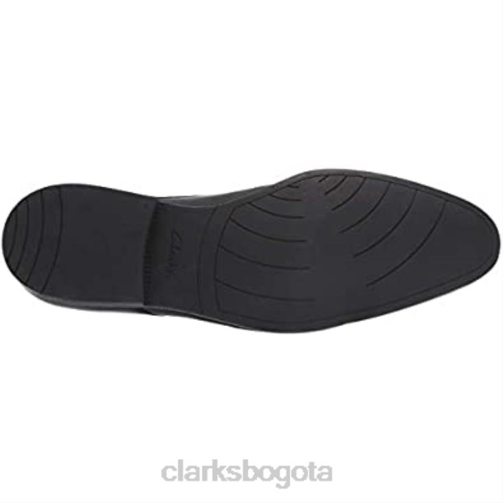 Clarks 0DX8L2837 gorra bampton hombre oxford clarks cuero negro hombres