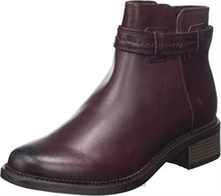 Clarks 0DX8L2839 botas chelsea maye facilidad para mujer clarks lea marrón oscuro mujer