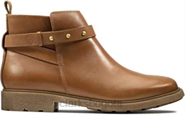 Clarks 0DX8L2845 botas de cuero astrol soar juveniles tan clarks unisexo