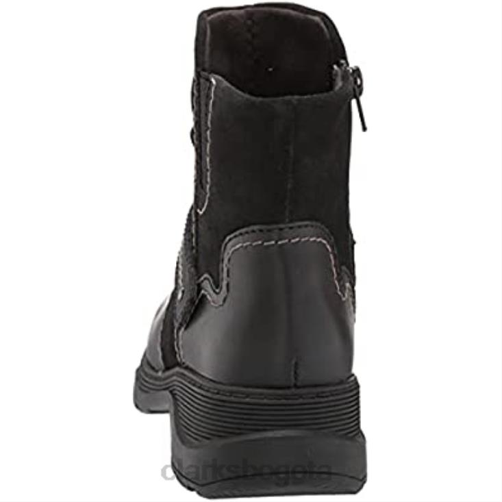 Clarks 0DX8L2861 bota aveleigh mujer moda clarks cuero negro mujer cuero negro