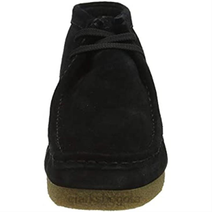 Clarks 0DX8L2862 botas chukka shacre para hombre clarks negras hombres ante negro