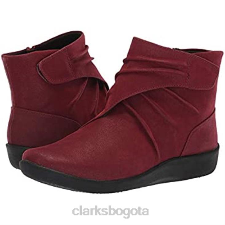 Clarks 0DX8L2865 botas clarks mujer sillian tana burdeos mujer
