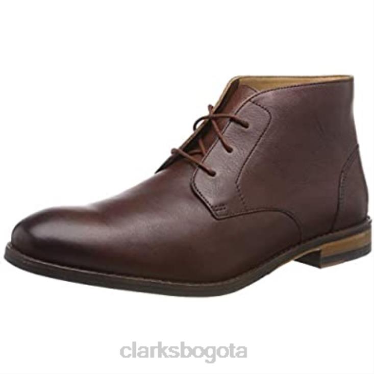 Clarks 0DX8L2870 botas chukka f low top para hombre marrón clarks hombres