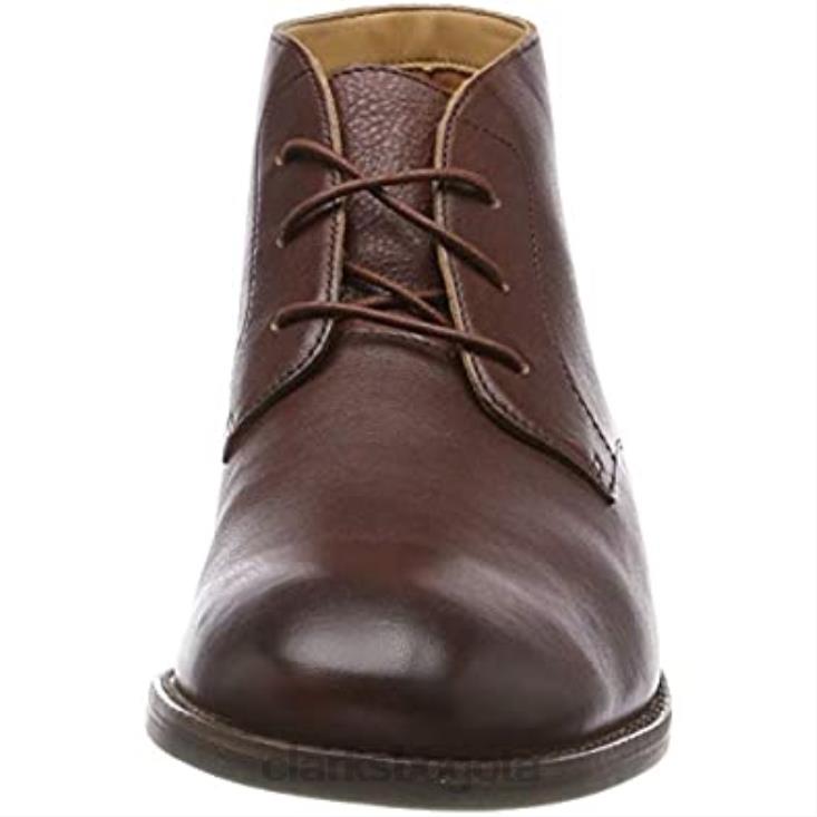Clarks 0DX8L2870 botas chukka f low top para hombre marrón clarks hombres