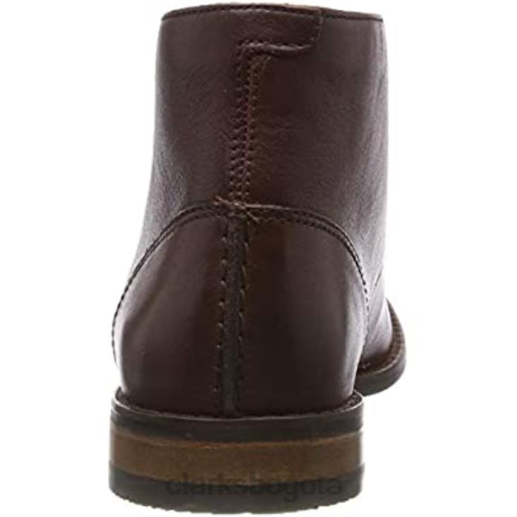 Clarks 0DX8L2870 botas chukka f low top para hombre marrón clarks hombres