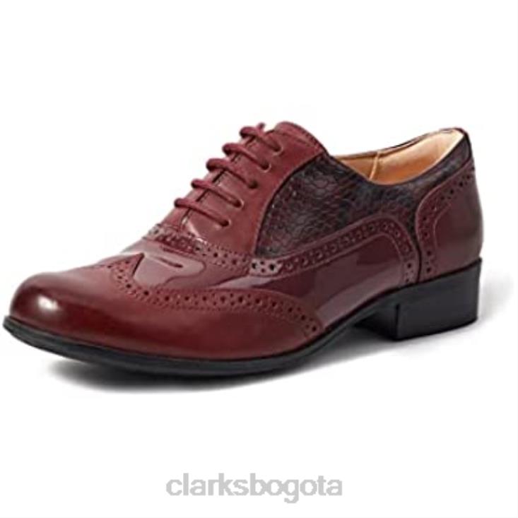 Clarks 0DX8L2872 merlot clarks hamble oak oxford para mujer mujer merlot