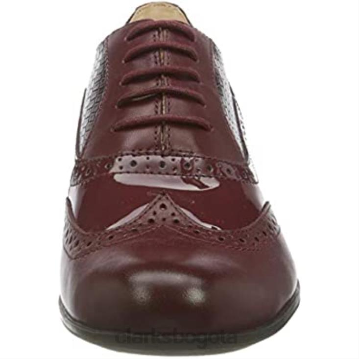 Clarks 0DX8L2872 merlot clarks hamble oak oxford para mujer mujer merlot