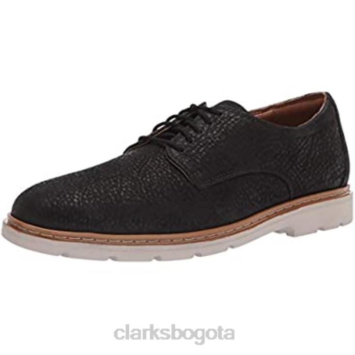 Clarks 0DX8L2873 Zapatos bajos clarks lug lite de nobuk negro para hombre hombres nubuck negro