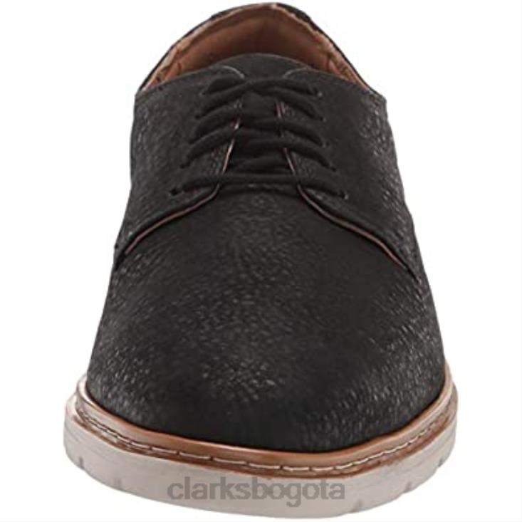 Clarks 0DX8L2873 Zapatos bajos clarks lug lite de nobuk negro para hombre hombres nubuck negro