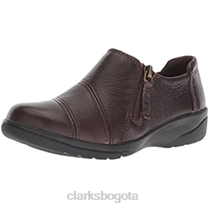 Clarks 0DX8L2877 mocasín cheyn clay mujer clarks cuero marrón mujer cuero marrón
