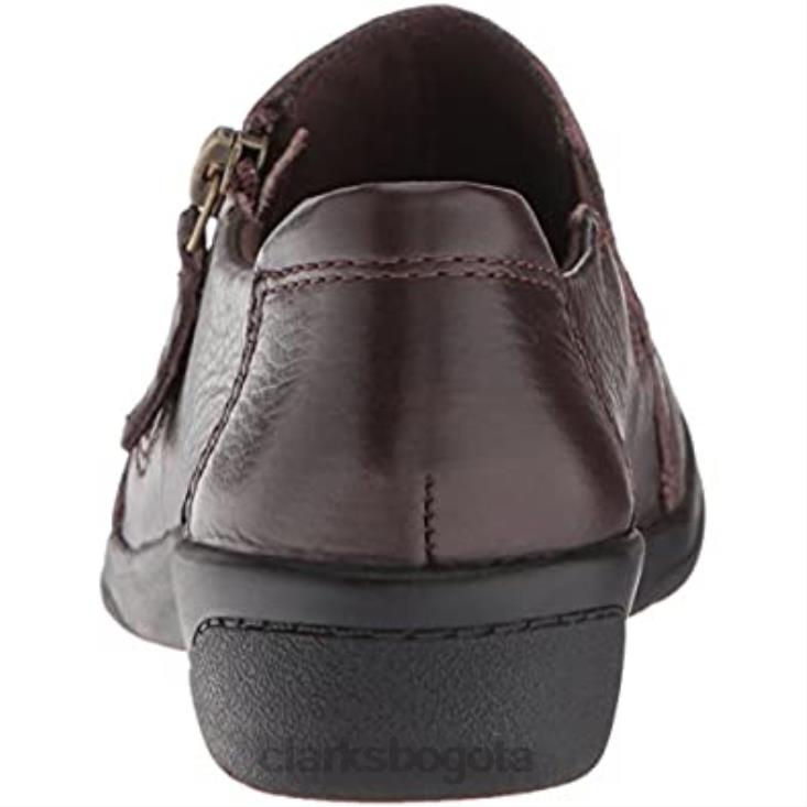 Clarks 0DX8L2877 mocasín cheyn clay mujer clarks cuero marrón mujer cuero marrón