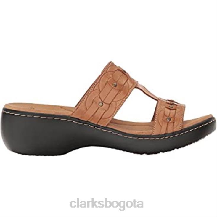 Clarks 0DX8L2878 sandalia delana macrae mujer piel beige clarks mujer cuero beige
