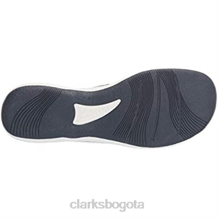 Clarks 0DX8L2887 sandalia brinkley Coast slide mujer clarks azul marino sintético mujer azul marino sintético