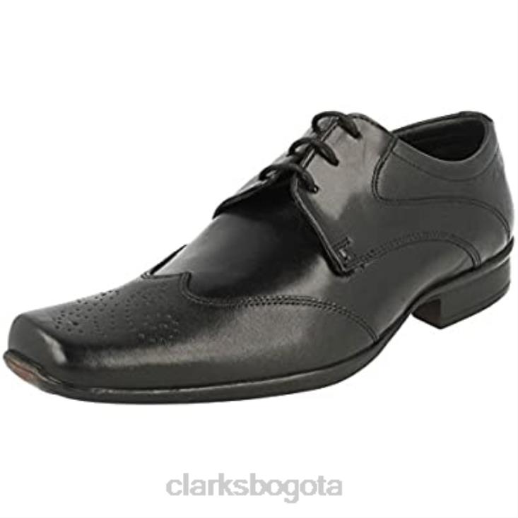 Clarks 0DX8L2890 Zapatos derby con cordones clarks para hombre affix moscow cuero negro negro hombres negro