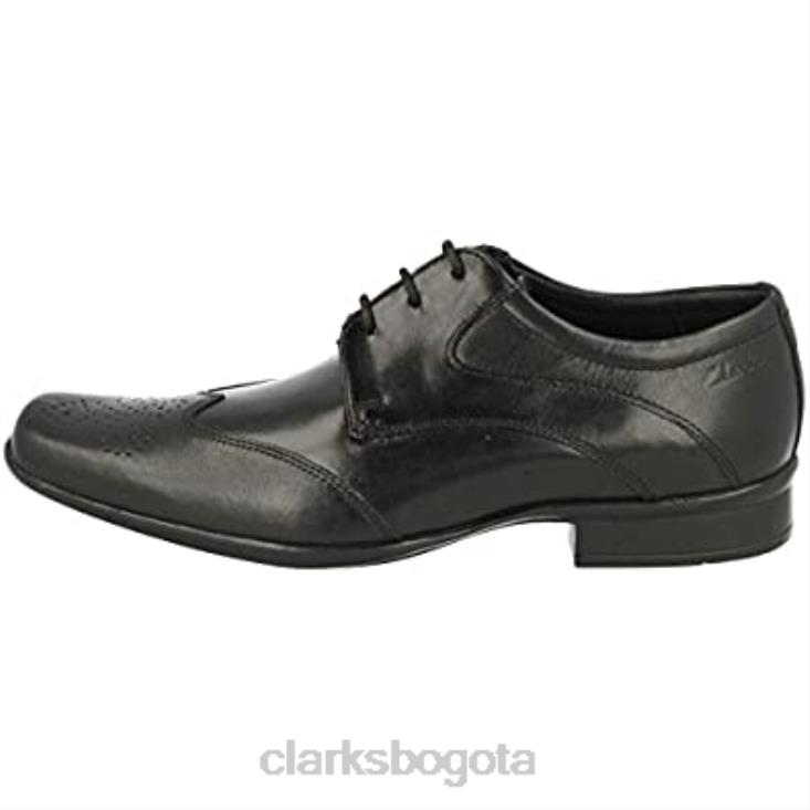 Clarks 0DX8L2890 Zapatos derby con cordones clarks para hombre affix moscow cuero negro negro hombres negro