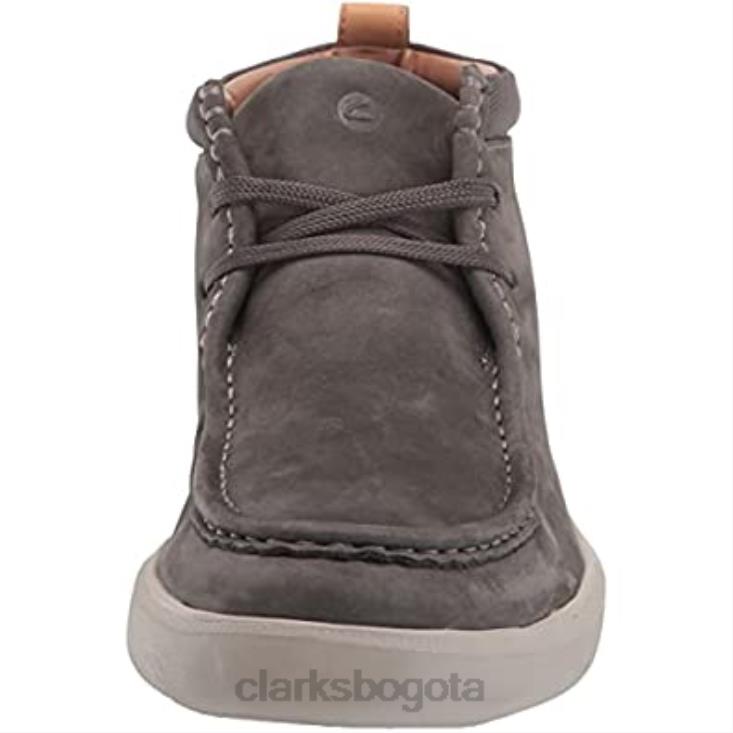 Clarks 0DX8L2896 Botas chukka medias cambro de clarks de nobuk gris oscuro para hombre hombres nubuck gris oscuro