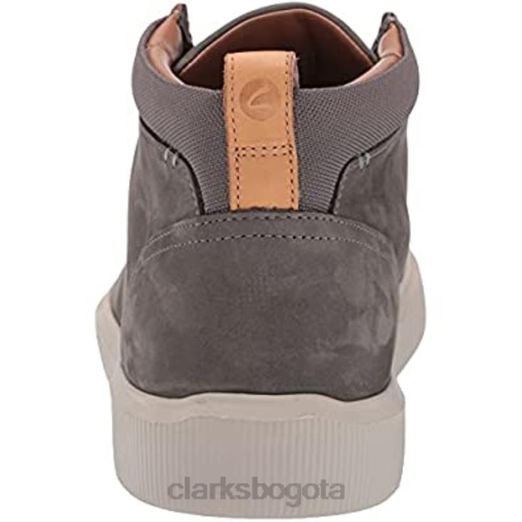 Clarks 0DX8L2896 Botas chukka medias cambro de clarks de nobuk gris oscuro para hombre hombres nubuck gris oscuro