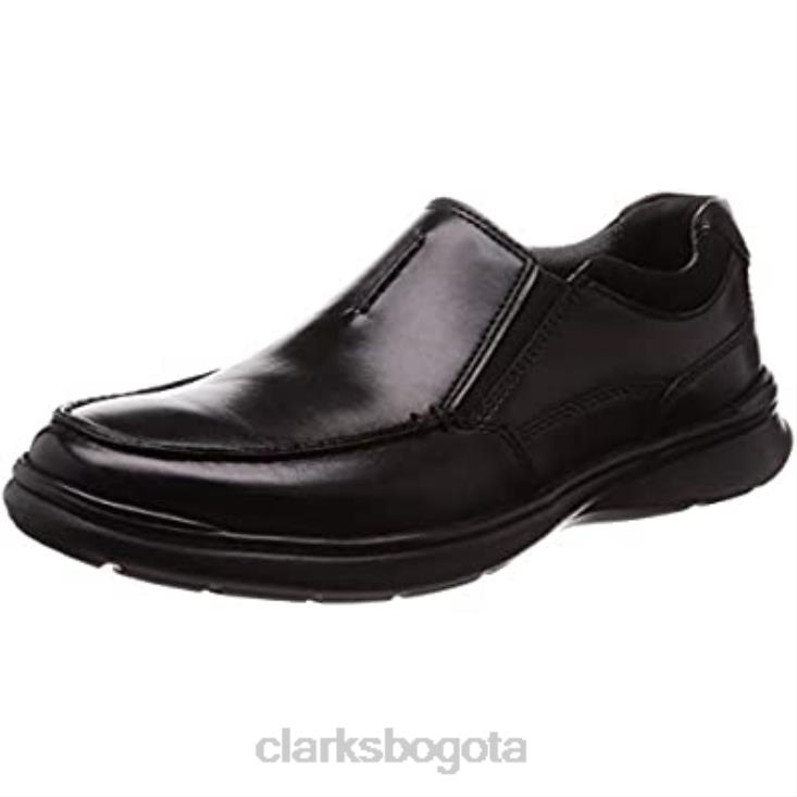 Clarks 0DX8L2899 mocasines clarks cotrel free de hombre negros hombres cuero liso negro negro