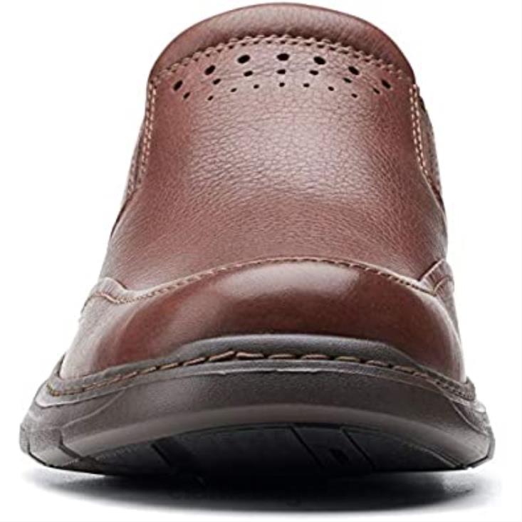Clarks 0DX8L290 clarks un brawley paso caoba ny cuero unisexo cuero caoba