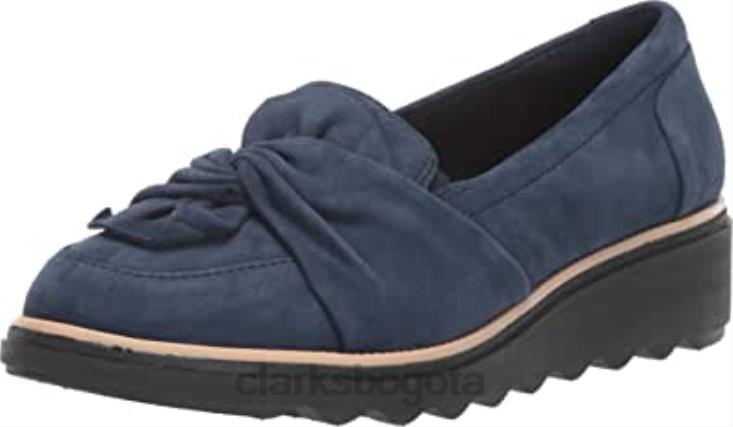 Clarks 0DX8L291 Mocasines clarks sharon dasher de ante azul marino para mujer mujer