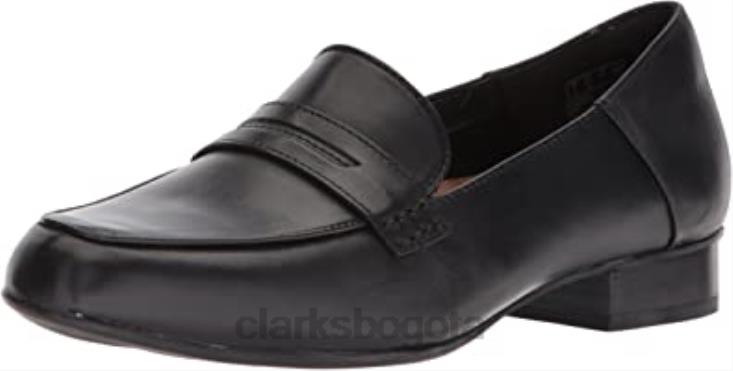 Clarks 0DX8L2910 mocasines keesha cora pen ny de mujer de cuero negro clarks mujer cuero negro