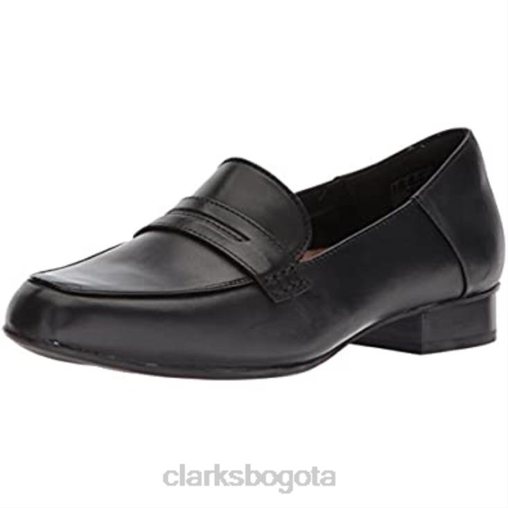 Clarks 0DX8L2910 mocasines keesha cora pen ny de mujer de cuero negro clarks mujer cuero negro