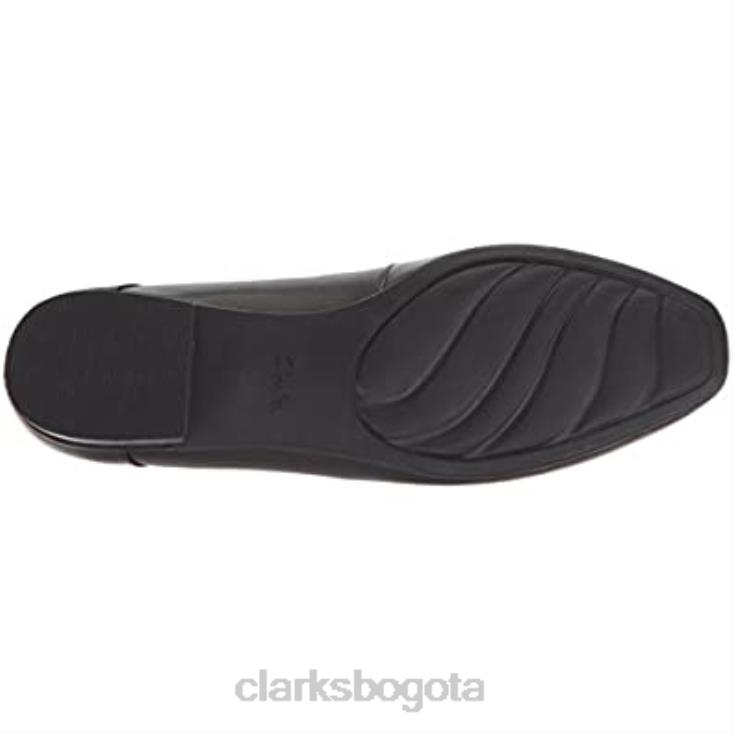 Clarks 0DX8L2910 mocasines keesha cora pen ny de mujer de cuero negro clarks mujer cuero negro